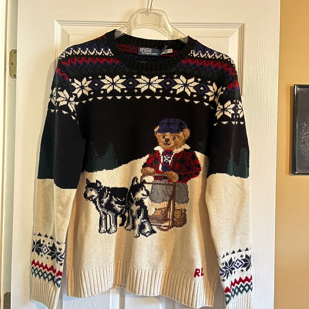 NWT Polo Ralph Lauren Men's Christmas Sweater Size L